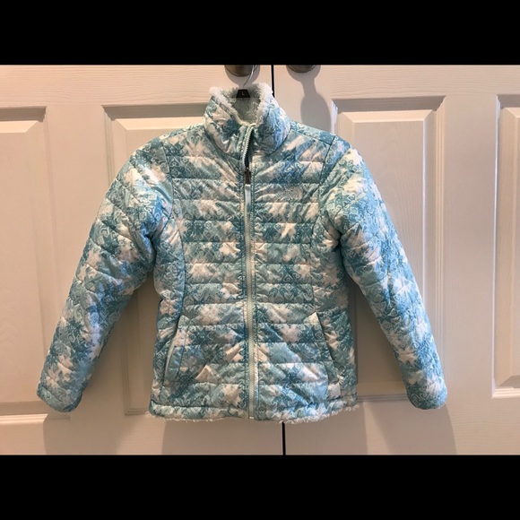 The North Face Other - North Face Girls Teal White Winter Jacket